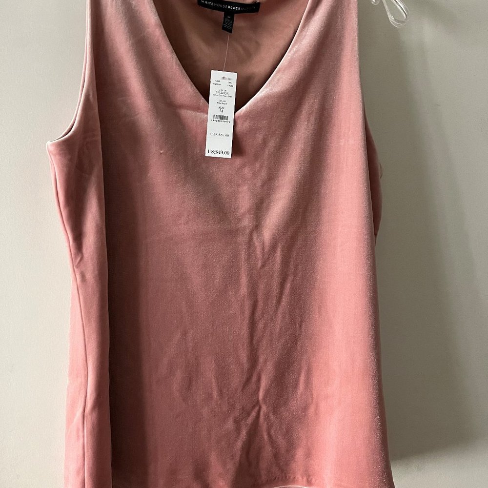 Mauve/pink Velvet top